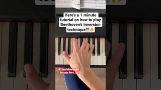 How to Play Beethoven’s Moonlight Sonata 3rd Mvt Inversion Technique moonlightsonata beethoven [upl. by Kaule]