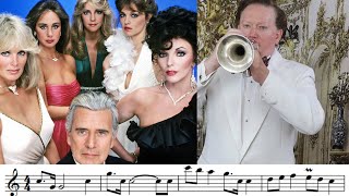 DYNASTY THEME TRUMPET SOLO PLAY ALONG cover with sheet music [upl. by Ramsa809]