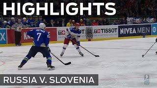 Dadonov sinks Slovenia with 4 points  IIHFWorlds 2015 [upl. by Jorry]