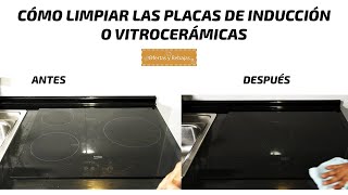 🔥 Cómo Limpiar la Vitrocerámica o Placa de Inducción para dejarla como nueva 🤩 [upl. by Divadnhoj122]