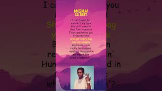 Lil Baby  Woah Lyrics shorts [upl. by Laurin]