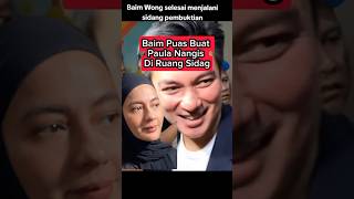 Baim Puas Buat Paula Nangis di Ruang Sidang baimwong paulaverhoeven [upl. by Kelcey]