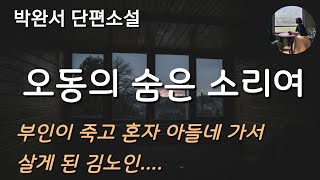 오동의 숨은 소리여박완서그의 마누라는 석 달밖에 안 남은 여생을 오로지 영감을 교육시키는데 전념했다 [upl. by Gruchot111]