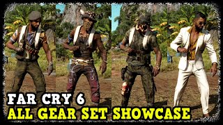 Far Cry 6 All Gear Set Showcase Character Customization Options [upl. by Slen250]