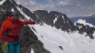 Rappeling Into A Ski Line  Ski Mountaineering Tips Ep6 [upl. by Puritan]