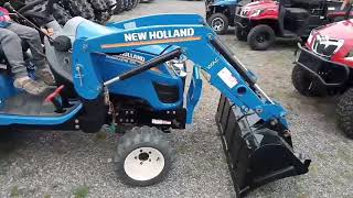 New Holland Workmaster 25S Loader and Backhoe impression [upl. by Aimehs]