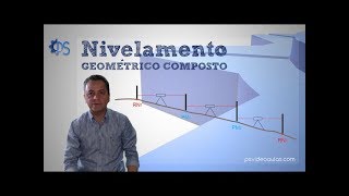 ENGENHARIA TOPOGRAFIA AGRIMENSURA ALTIMETRIA  Nivelamento Geométrico Composto [upl. by Sass507]