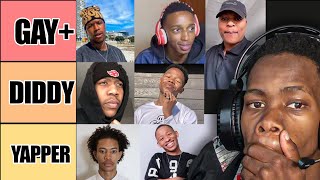 The Diddy Tier list of South African YouTubers [upl. by Ydassac293]