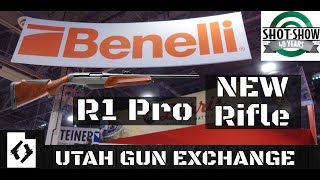 SHOT Show  2018 Benellis NEW R1 Pro SemiAuto Rifle [upl. by Hacceber]