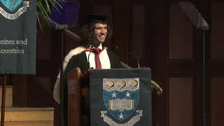 Aidan Veldsman Valedictorian Speech  University of Auckland Graduation 2024 [upl. by Harle]