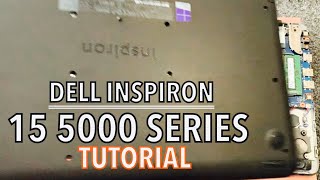 DELL INSPIRON 15 5000 5567  How To Open  Upgrade Ram Replace Battery amp CMOS RTC [upl. by Yhtomit796]