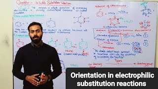 Orientation in electrophilic substitution reactions of Benzene  ch9  12th class chemistry [upl. by Mira467]