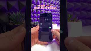 HOW TO SET AN ALARM ON AN IPHONE 16 PRO MAX tutorial apple smartphone iphone16promax fyp [upl. by Cormier]