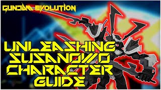 UNLEASHING SUSANOWO Character Guide  Gundam Evolution [upl. by Esinrahc633]