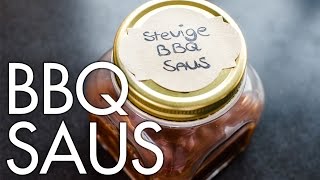 STEVIGE BBQ SAUS  Recepten voor opbij de barbecue  GRILLTASTIC [upl. by Hamaso]