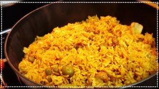 Arroz con Gandules  Authentic Puerto Rican Recipe [upl. by Jarlathus]