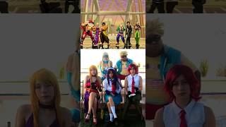 Cosplay Retas  Garou Team vs Agent Team  KOF XI [upl. by Airdnaed]