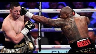 Dillian Whyte vs Joseph Parker Knock down Highlights [upl. by Attalanta984]