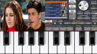 Kiska hai ye tumko intezar  Main hoon na  sonu nigam  hindi music  ORG 24 phone piano [upl. by Madalena]