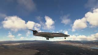 Learjet Landing in RENO [upl. by Ial]