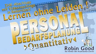 Personalbedarfsplanung quantitativ [upl. by Shanney897]