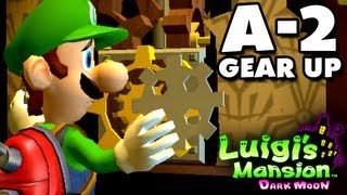 Luigis Mansion Dark Moon  Gloomy Manor  A2 Gear Up Nintendo 3DS Gameplay Walkthrough [upl. by Tnairb]