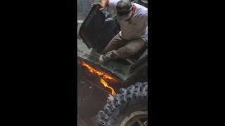 Fire and Rollovers at Hot Springs Arkansas shorts grdloc [upl. by Eidob]