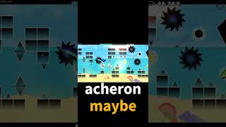 acheron verified geometrydash gd geometrydashs geometrydashcommunity gaming memes what [upl. by Ahsaek806]