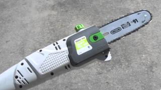 Harbor Freight Pole Saw UNBOXING amp REVIEW electric chainsaw sears remington black decker [upl. by Nomis]