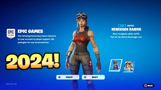 HOW TO GET RENEGADE RAIDER SKIN IN FORTNITE 2024 [upl. by Nnayllas802]