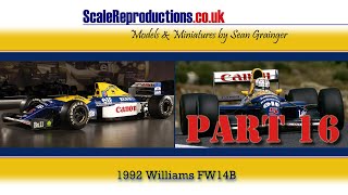 Williams FW14B Build Log 016 [upl. by Miett]