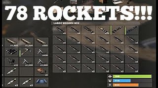 LUCKIEST RAID IN RUST  offlined PP  LOL [upl. by Vtarj376]