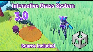 Unity  I made an even better Interactive Grass Shader  Tool [upl. by Ullman]