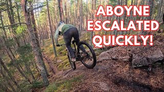 Gnarly Surprises at Aboyne MTB Trails not for the FaintHearted Scotland [upl. by Mirth]