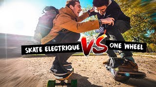 SKATE ELECTRIQUE VS ONEWHEEL ft Gregsway [upl. by Ecyned]