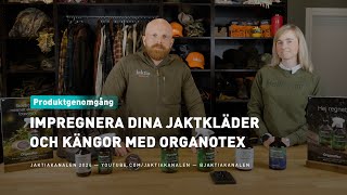 Impregnera dina jaktkläder och kängor med Organotex [upl. by Aryajay]