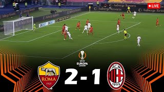 Roma vs Milan  2024 Europa League  Full Match [upl. by Mraz742]