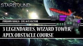 Starbound LocatorT10  3 Legendaries Apex Obstacle Course Wizard Tower [upl. by Suirad]