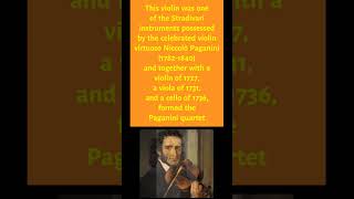 the 1680 PaganiniDesaint Stradivarius Part of the Paganini Quartet [upl. by Anallise]