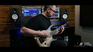 Fishman Fluence Modern Solar S16Pb 27 Low Tune Modern Metal Demo [upl. by Onaivlis]