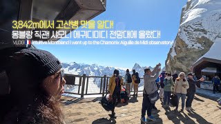 VLOG🇫🇷 A DAY in Chamonix ep2 몽블랑 직관 샤모니 에귀디미디 전망대에 올랐다 에귀디미디 몽블랑 샤모니 에귀디미디케이블카 [upl. by Irneh87]