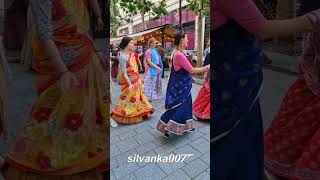 HARE KRISHNA MANTRA Believers Singing Dancing on the Streets of Budapest Hungary Vaci Downtown [upl. by Manley125]