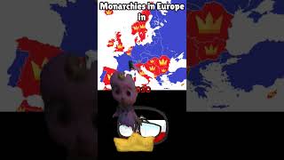 monarchies in europe 1914  1930  2024 countryballeurope1890 countryballs [upl. by Weinman933]