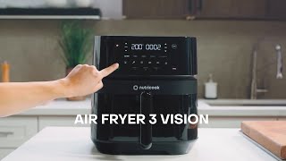 Nutricook Air Fryer 3 Vision 57 L Black  Air fryer Product Video  Recipes in Air Fryer [upl. by Roe]