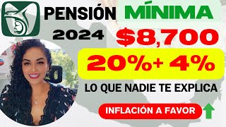 9 Ley 73 Pensión Mínima 2024 lo que nadie te explica pensión imss [upl. by Aicekat]