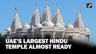 UAE’s largest Hindu BAPS Temple in Abu Dhabi gets ready to be inaugurated by PM Modi [upl. by Brunella]