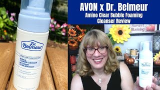 AVON x Dr Belmeur Amino Clear Bubble Foaming Cleanser Review [upl. by Karilynn]