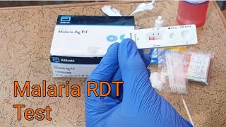 How To Use Malaria Rapid Diagnostic Test  Step by Step [upl. by Ecinehs28]