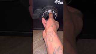 How to open a sentry safe with Combination lock the right way [upl. by Aicele]