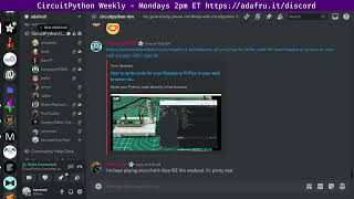 CircuitPython Weekly Meeting for July 22nd 2024 adafruit [upl. by Lindner]